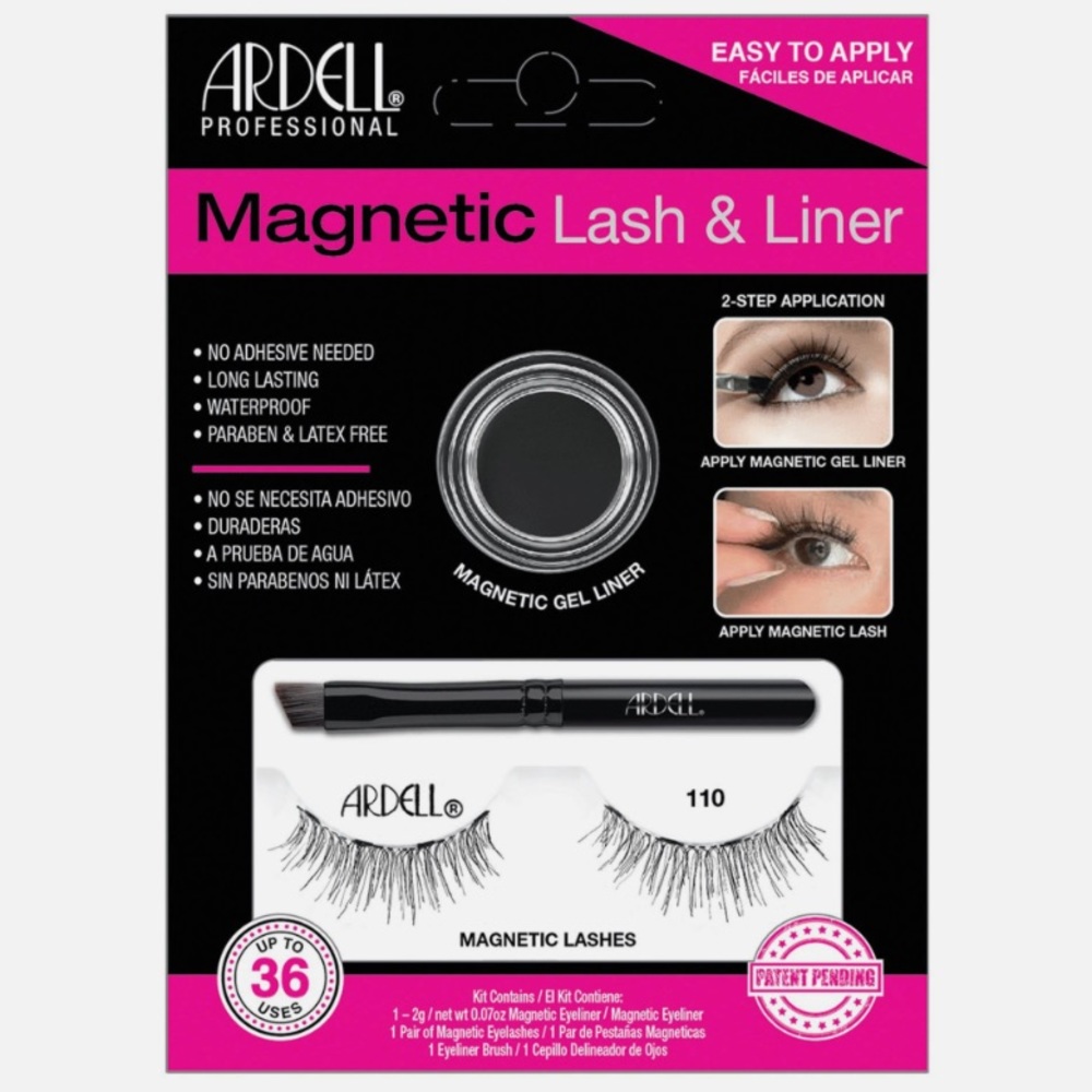5/$25 New Ardell Professional Magnetic Gel Liner Lash Set Reusable Waterproof